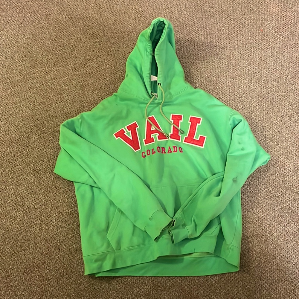 XL men’s hoodie , VAIL embroidered, nice
